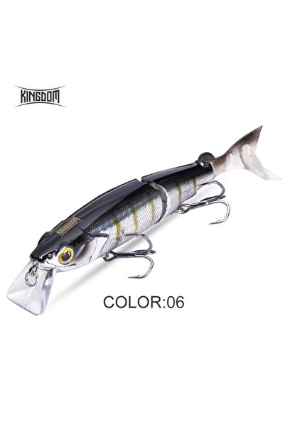 Kingdom طُعم سمكة ميناو متعدد المفاصل 9503-06، 17.5 جم، 120 مم، طُعم سمكة مين...