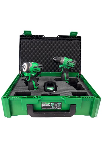 Hais HaisPro Akülü Set - 2'li Profesyonel 16V Akülü Set + 2X2 Ah Çift Akü - RB-03