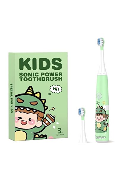 OEM Electric Toothbrush for Children, 2D Micro-Vibrations, 3 Modes, Wireless Charging, 2 Extra Heads, Di