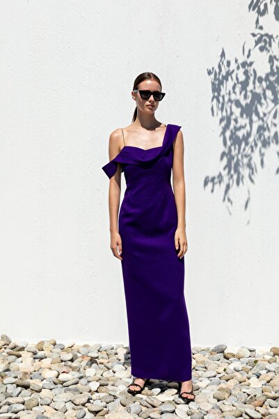 KAMEYA ZİNCİR ASKILI ELBİSE 26W40821