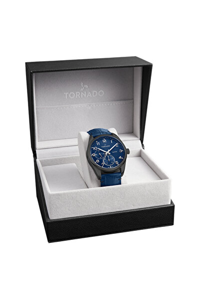 Tornado CELESTIA CLASSIC Men's Multi Function Blue Dial Watch - T25102-XLNN