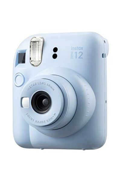 Fujifilm Aparat foto Instax Mini 12 albastru pastel cu film mini 1x10 și 3 felicitări