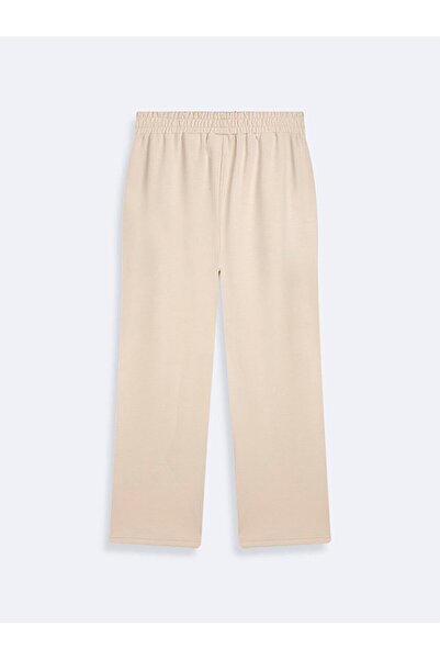 Ltb Yüksek Bel Rahat Kesim Krem Eşofman