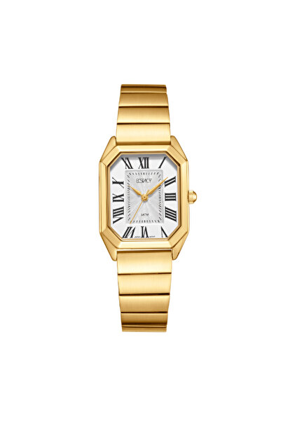 ECSTACY Women's Analog White Dial Watch - E22506-GBGW