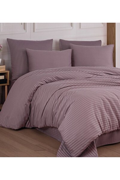 metin tekstil طقم غطاء لحاف مزدوج من القطن الساتان