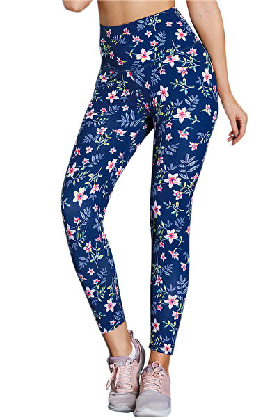 WildFashion High-waisted floral Printed tights CL807-4455