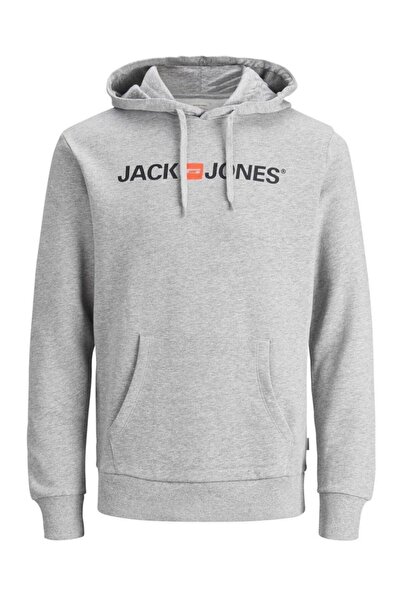 Jack & Jones Kapüşonlu Logolu Sweatshirt- Corplogo