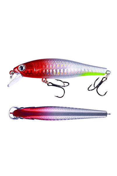 Choice 4 طُعم صيد سمك صغير من نوع كرانك ووبلر جيركبيت 8.8 سم 9 جرام إيسكا طُعم صيد سمك صناعي للسباحة.