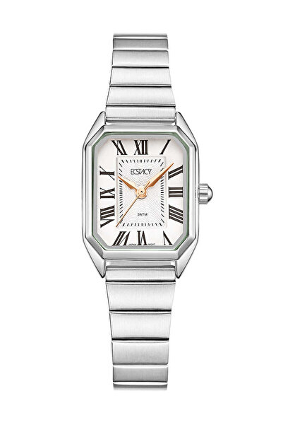 ECSTACY Women's Analog White Dial Watch - E22506-SBSW