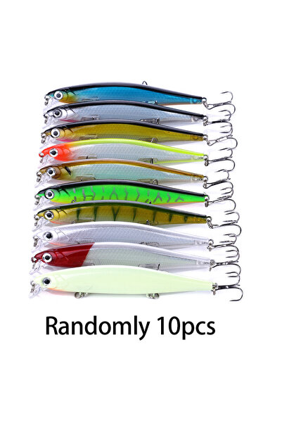 Choice 10 قطع من طُعم صيد السمك المختلط، قطعة واحدة، طُعم صيد سمك صغير، طُعم ...