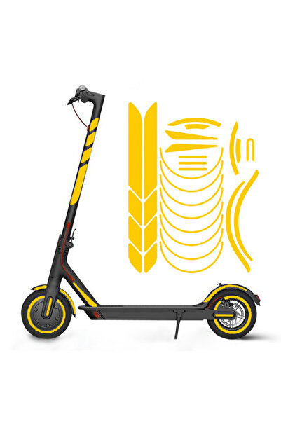 Choice ملصقات الجسم الصفراء، مجموعة واحدة من ملصقات العجلات العاكسة، شريط زين...