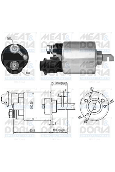 MEATDORIA Solenoid Electromotor Honda Hr-5