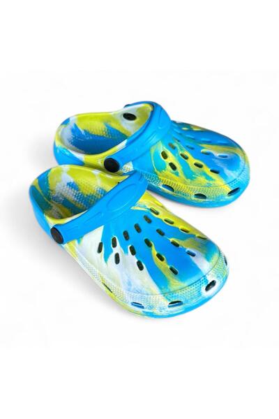 Akınal Bella صندل شبشب للأولاد ذو مطبوع ألوان ونعل خفيف ومغلق من الأمام