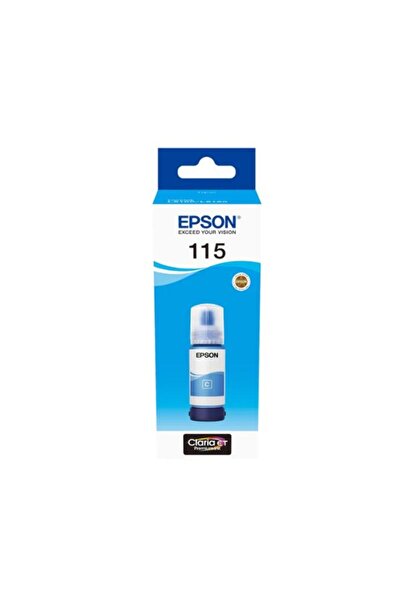 EPSON 115 Ink Bottle EcoTank Original 70ml Single-pack| Color Cyan| C13T07D24A
