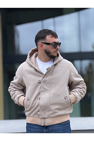 KINGAF Men's Double-Sided Embroidered Coat