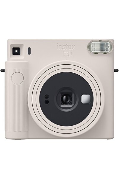 Fujifilm Aparat foto instant Instax Square SQ1 - Alb cretă cu film 1x10 și 3 felicitări de Crăciun fericit