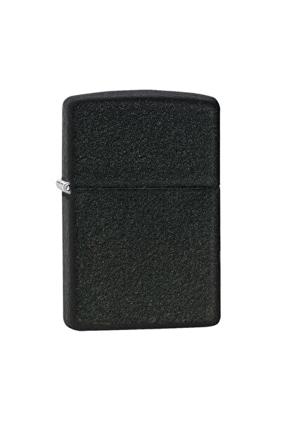 Zippo 236 Black Crackle lighter, metallic, black