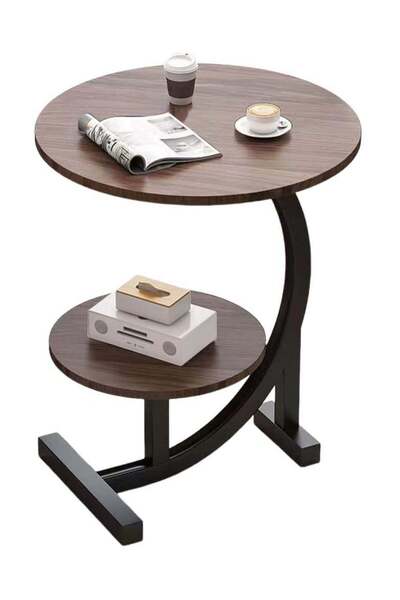 DubaiGallery طاولة جانبية على شكل حرف C للأريكة والأريكة والسرير، طاولة سطح مكتب كبيرة على شكل حرف C