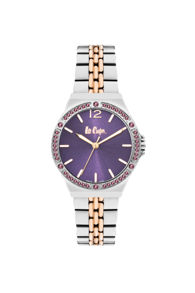 Lee Cooper Women's Analog Purple Dial Watch - LC07969.590