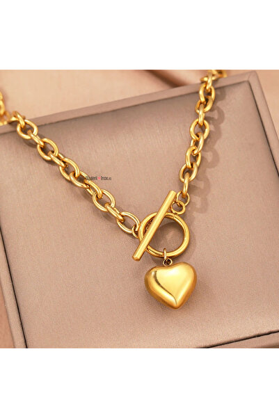 KEVSA Jewelry Colier din oțel inoxidabil Promisiune de iubire - LPD1262