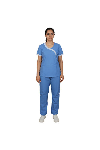 Rannah's Uniform طقم زيّ نسائيّ احترافيّ للسبا والصالون - قميص وبنطال مريحان ...