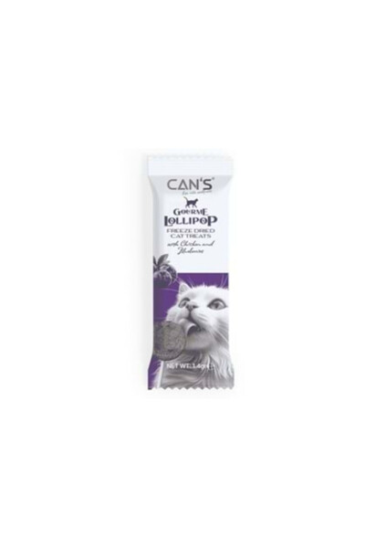 Cans CAN'S TAVUK VE YABAN MERSİN AROMALI KEDİ LOLİPOP 1.4GR