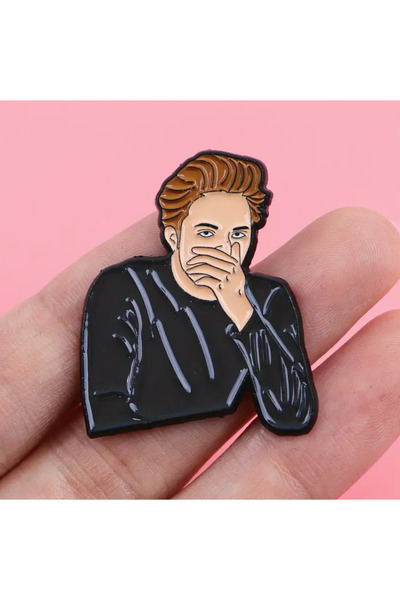 redame Edward Cullen twilight Komik pin tatlı hediye okul çanta Pinterest Premium Pin Rozet Aksesuar