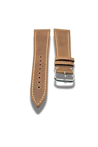 GENUINE LEATHER Leather Watch Strap Color Dirty Brown mm free quick telescopes 16 mm