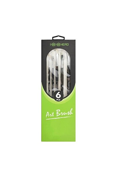 Hero Set of 6 sheep-hair brushes Nos. 1/3/5/7/9/11
