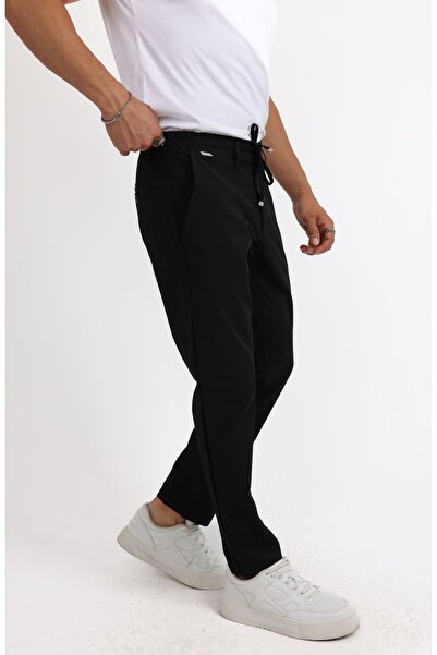 cliento Relaxed Fit (Pilesiz) Düz Jogger Pantolon