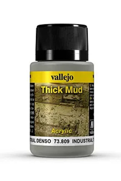 Vallejo Industrial Thick Mud 73.809 Weathering Effects Acrylic Paint for Vehicles and Armour Model K