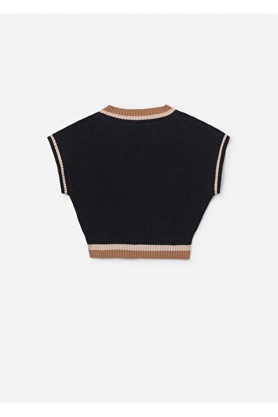 MAYORAL Детско плетено жилече за момичета, черно 7321