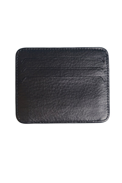 WATCHOFROYAL Card Holder Black Genuine Leather Card Holder