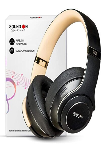 Sound ON Bluetooth Headphones - 18 Hours Playtime Foldable Wireless with Noise Cancellation