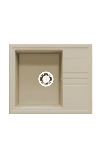 SanDonna Chiuveta din granit compozit ALINA, 59x50, bej nisipiu