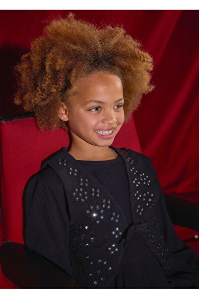 MAYORAL طقم فستان بناتي أسود 7910