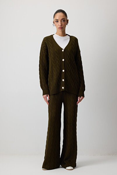 Touché Privé طقم تريكو منقوش بنسيج محبوك