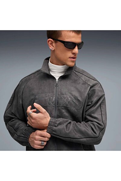 Puma T7 Suede Erkek Gri Ceket (632190-44)