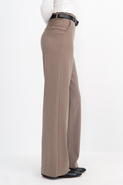 Addax Belted Wide Leg Pants Pn3847