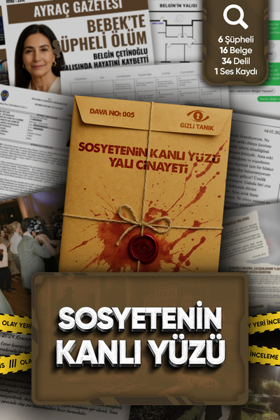 Gizli Tanık Suçluyu Bulma Dedektiflik Oyunu, Dedektif Oyunu, Cinayet Çözme, K...
