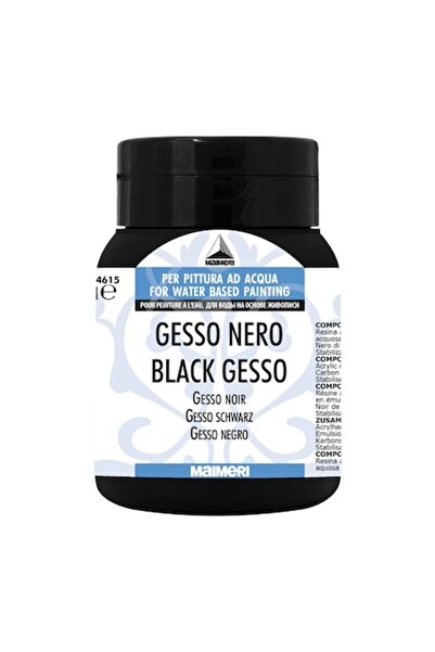 Maimeri Black acrylic gesso 500 ml -