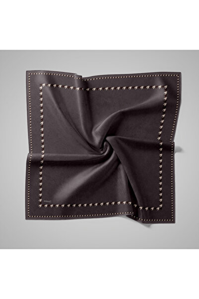 PİRAMİT Naturel Eşarp | Kaz Ayağı Çerçeve