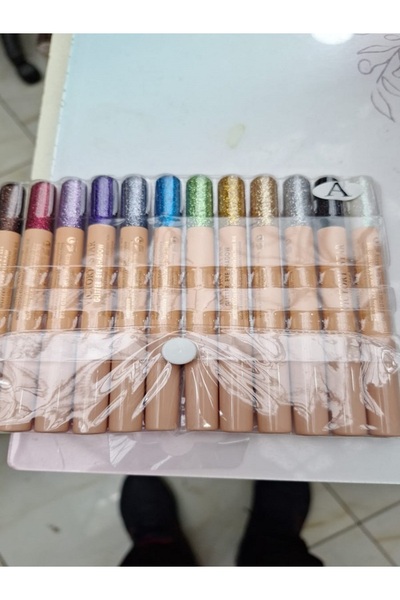 Peripol Glitter Eye Shadow 12-Pack (12 Colors)