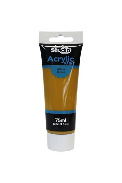 Mont Marte Studio acrylic paint - Yellow Ochre, 75 ml