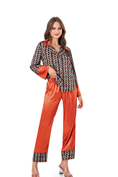 MOONGIRL KADIN SATEN PİJAMA TAKIM