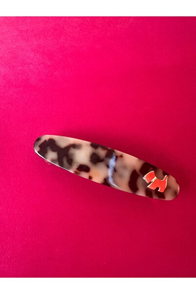 Milena Designer Store Milena Dog Figured Bone Leopard Clip Buckle