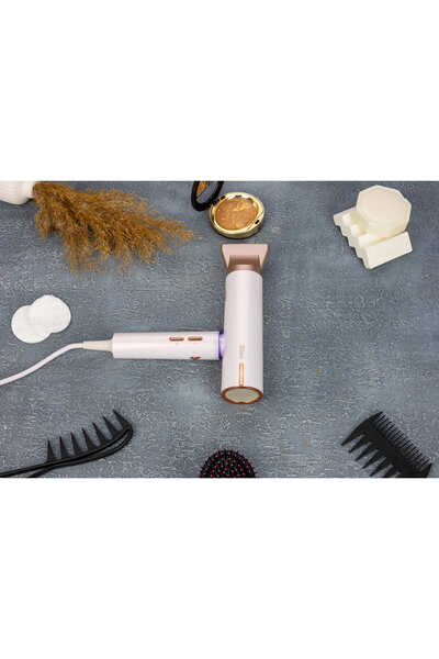 Zilan Πιστολάκι μαλλιών ZLN9181, τεχνολογία IQ, 3 ρυθμίσεις ταχύτητας και θερμοκρασίας, λειτουργία ιονισμού, 1800W