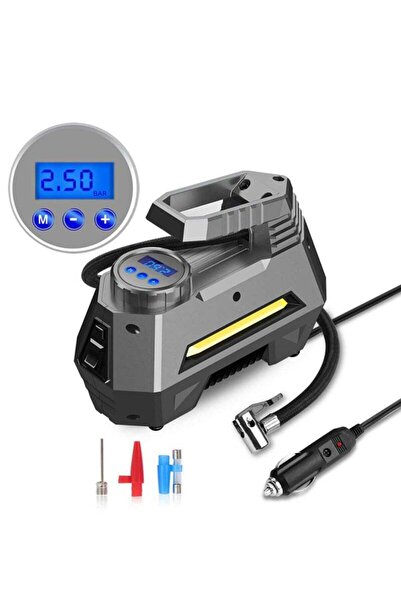 COOYA Portable Air Compressor Tire Inflator Car Tire Pump With Digital Pressure Gauge (150 Psi 12V Dc)