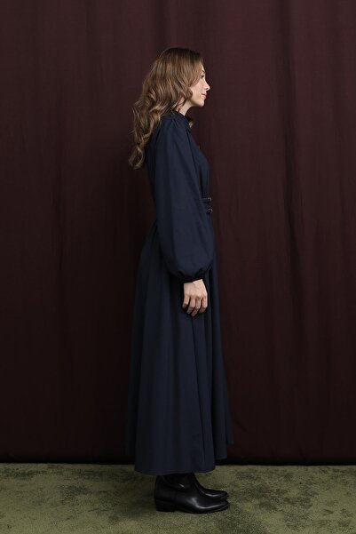 Loreen Γυναικείο Φόρεμα με Διπλή Ζώνη - 20700ELB - NAVY