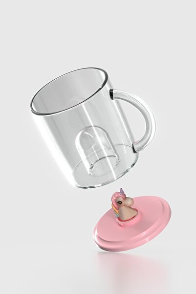 Renga Joy Unicorn Figured 250 ml Tritan Cup with Handle 222059 Pink